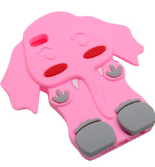 【景運(yùn)通】大象圖案硅膠手機(jī)套